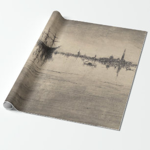 James Whistler-Nocturne från Venedig Presentpapper