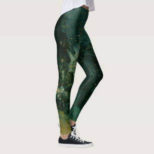 James Whistler - Nocturne in Black and Guld Leggings