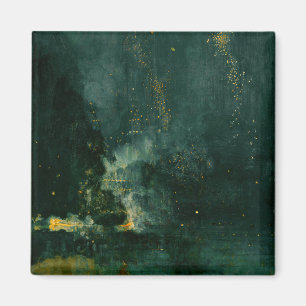 James Whistler - Nocturne in Black and Guld Magnet