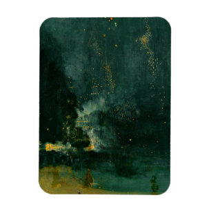 James Whistler - Nocturne in Black and Guld Magnet