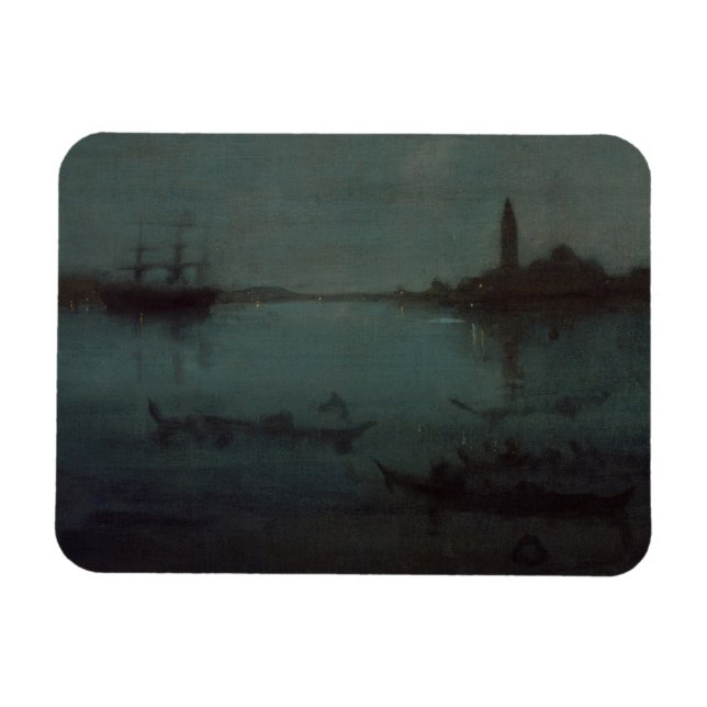 James Whistler - Nocturne: Lagunen, Venedig Magnet (Horisontell)