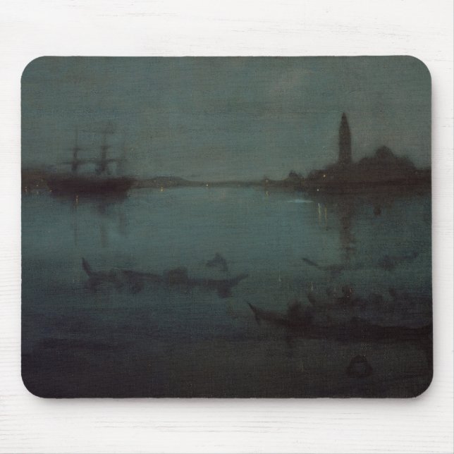 James Whistler - Nocturne: Lagunen, Venedig Musmatta (Framsidan)