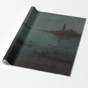 James Whistler - Nocturne: Lagunen, Venedig Presentpapper