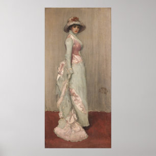 James Whistler - Porträtt i Dam Meux Poster