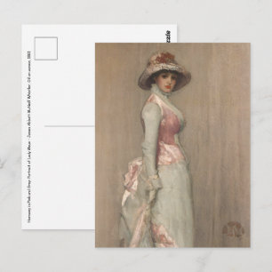 James Whistler - Porträtt i Dam Meux Vykort