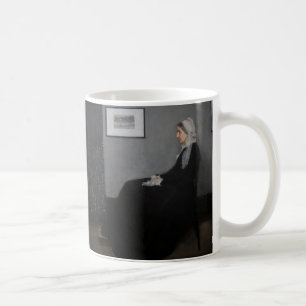 James Whistler - Porträtt i konstnärens Mor Kaffemugg