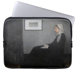James Whistler - Porträtt i konstnärens Mor Laptop Fodral