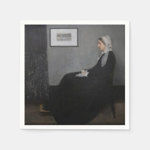 James Whistler - Porträtt i konstnärens Mor Pappersservett