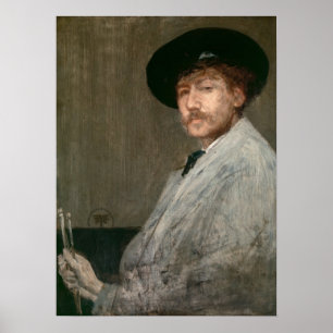 James Whistler - Porträtt i Painter Poster