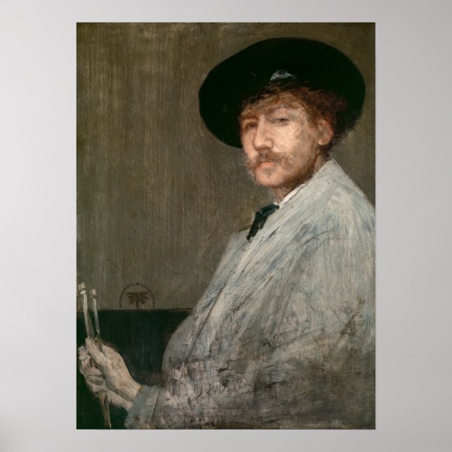 James Whistler - Porträtt i Painter Poster (Framsidan)