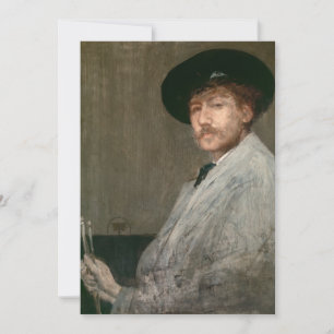 James Whistler - Porträtt i Painter Tack Kort