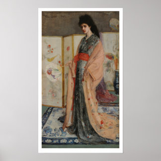 James Whistler-Princess från delstaten Porcelain Poster