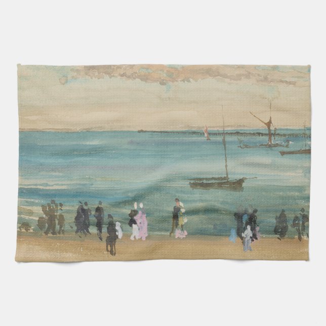James Whistler - Southend Pier Kökshandduk (Horisontell)