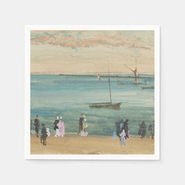 James Whistler - Southend Pier Pappersservett (Framsidan)