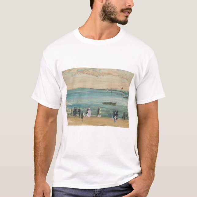 James Whistler - Southend Pier T Shirt (Framsida)
