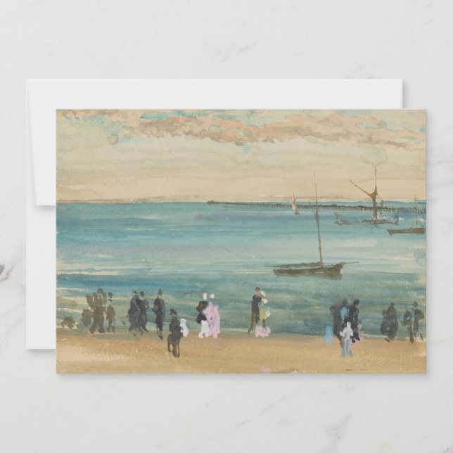 James Whistler - Southend Pier Tack Kort (Framsida)
