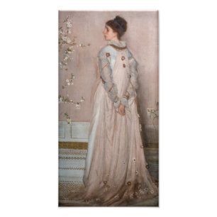 James Whistler - Symfoni i köttfärg och rosa Fototryck