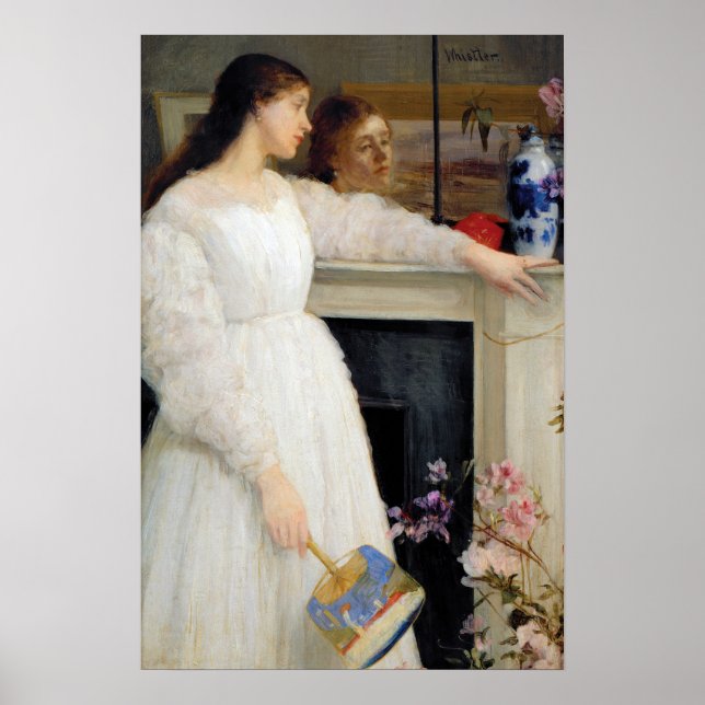 James Whistler - Symfoni i vitt nr 2 Poster (Framsidan)