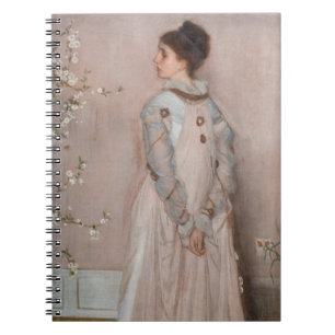 James Whistler - Symphony in Flesh Färg and Rosa Anteckningsbok