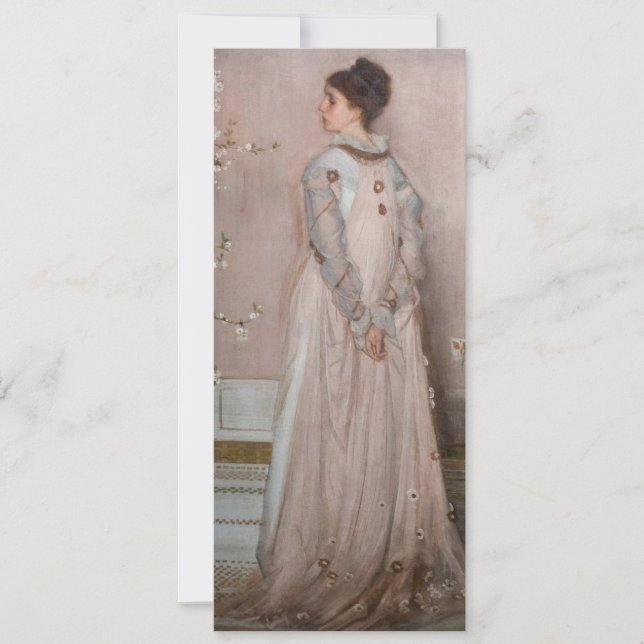 James Whistler - Symphony in Flesh Färg and Rosa Inbjudningar (Framsida)