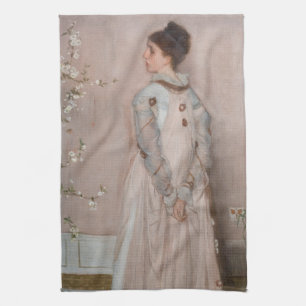 James Whistler - Symphony in Flesh Färg and Rosa Kökshandduk