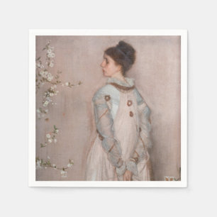 James Whistler - Symphony in Flesh Färg and Rosa Pappersservett