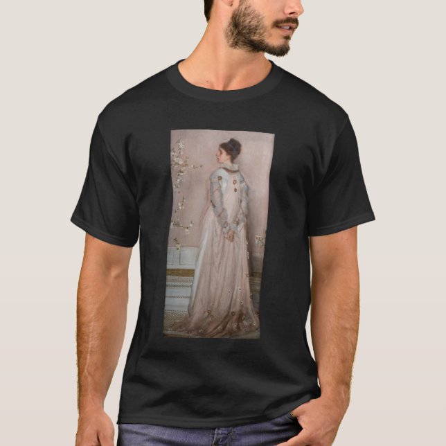 James Whistler - Symphony in Flesh Färg and Rosa T Shirt (Framsida)