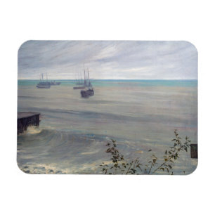 James Whistler - Symphony in Grått and Grönt Magnet