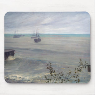 James Whistler - Symphony in Grått and Grönt Musmatta