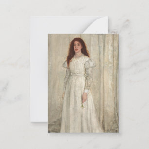 James Whistler - Symphony in White No. 1 Anteckningskort