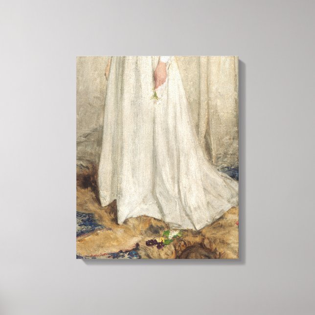 James Whistler - Symphony in White No. 1 Canvastryck (Framsida)