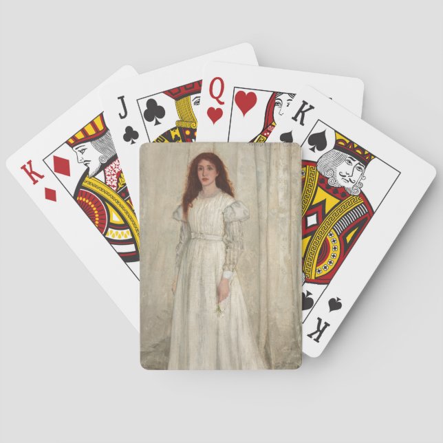 James Whistler - Symphony in White No. 1 Casinokort (Baksidan)