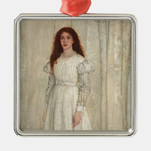 James Whistler - Symphony in White No. 1 Julgransprydnad Metall