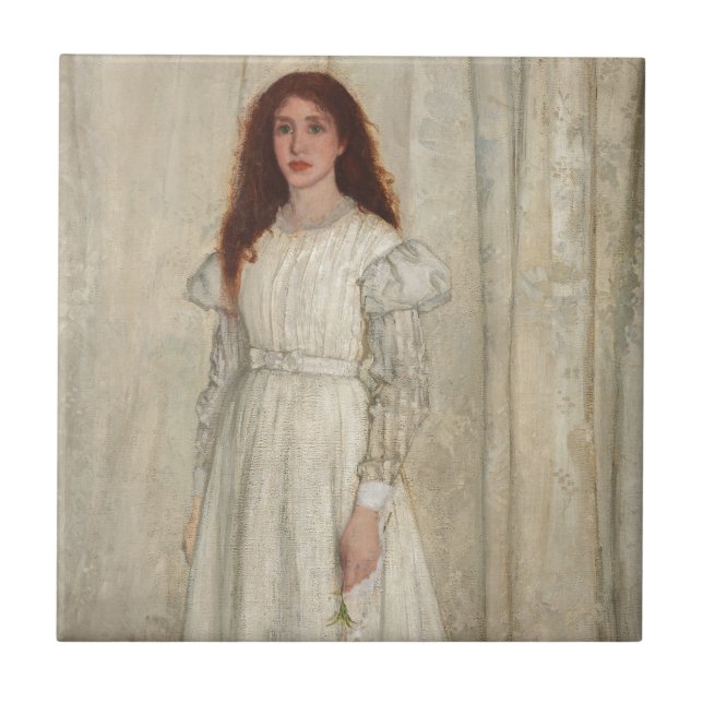 James Whistler - Symphony in White No. 1 Kakelplatta (Framsidan)