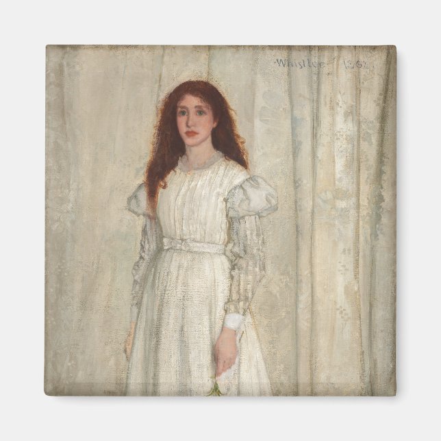 James Whistler - Symphony in White No. 1 Magnet (Framsidan)