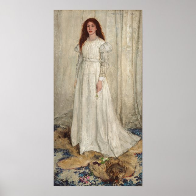 James Whistler - Symphony in White No. 1 Poster (Framsidan)
