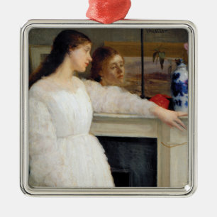 James Whistler - Symphony in White No. 2 Julgransprydnad Metall