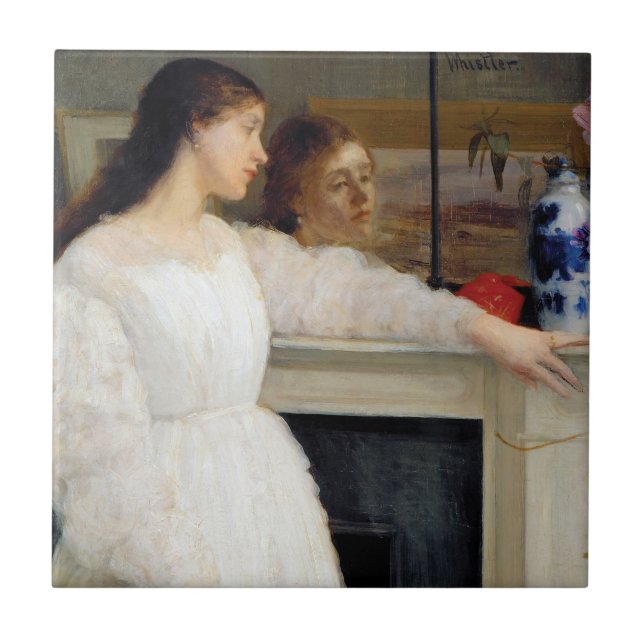 James Whistler - Symphony in White No. 2 Kakelplatta (Framsidan)