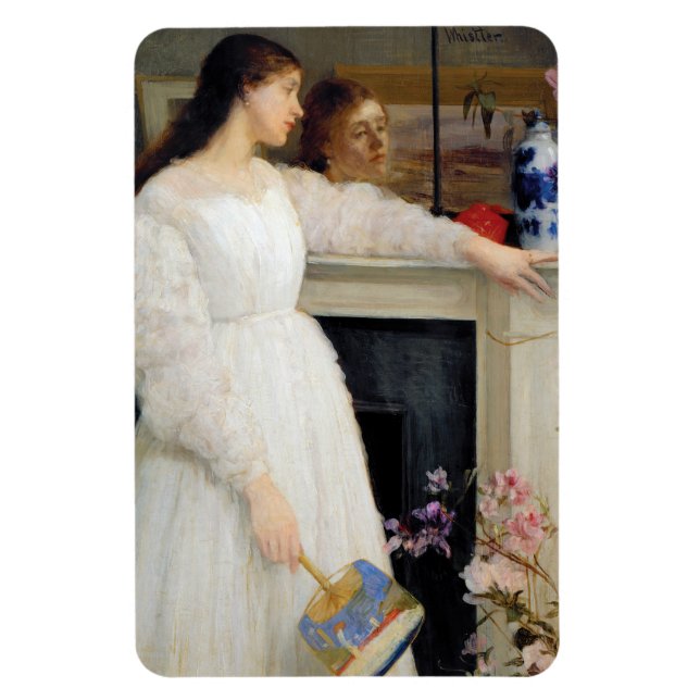 James Whistler - Symphony in White No. 2 Magnet (Vertikal)
