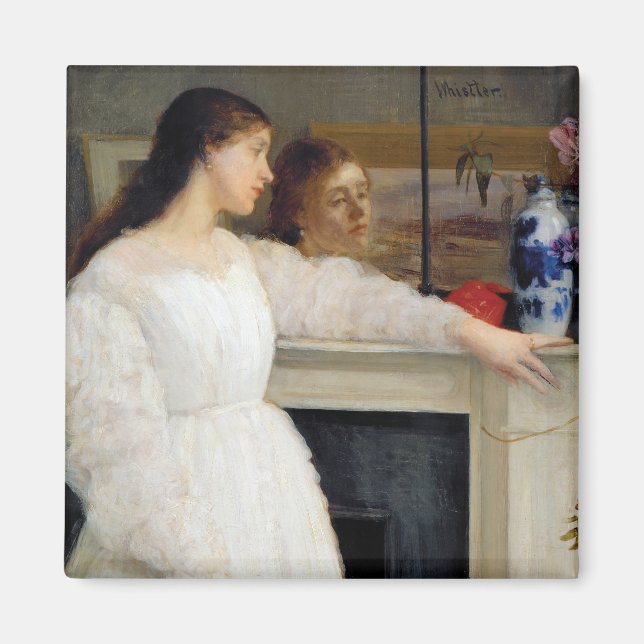 James Whistler - Symphony in White No. 2 Magnet (Framsidan)