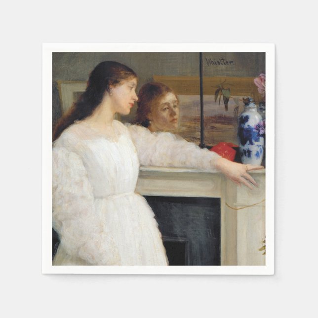 James Whistler - Symphony in White No. 2 Pappersservett (Framsidan)