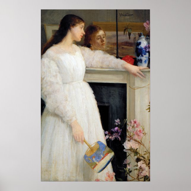 James Whistler - Symphony in White No. 2 Poster (Framsidan)