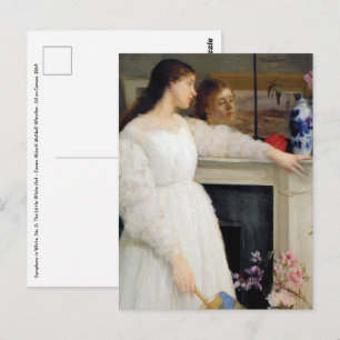 James Whistler - Symphony in White No. 2 Vykort