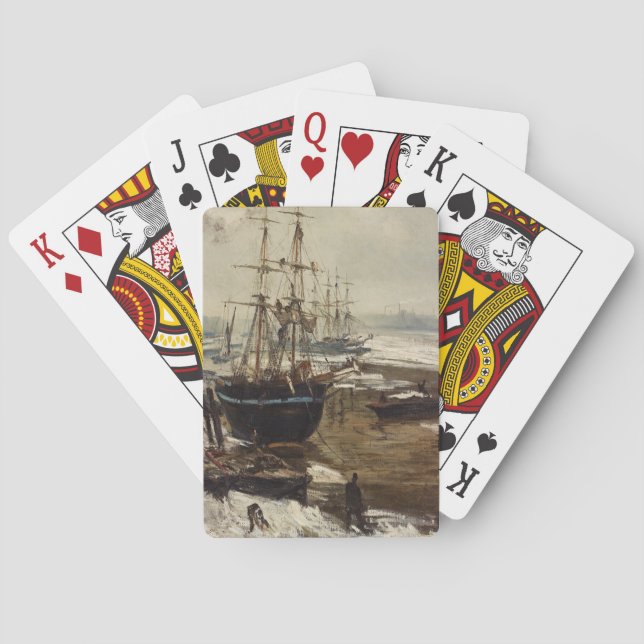 James Whistler - Thames in Ice Casinokort (Baksidan)