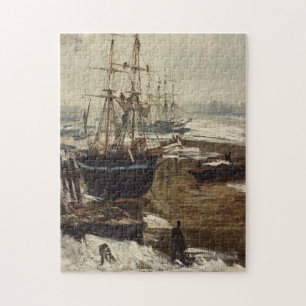 James Whistler - Thames in Ice Pussel