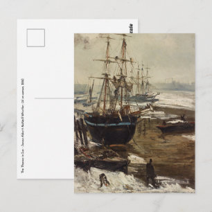 James Whistler - Thames in Ice Vykort