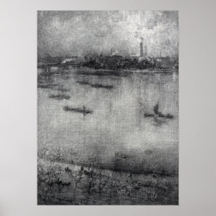 James Whistler Thames Poster