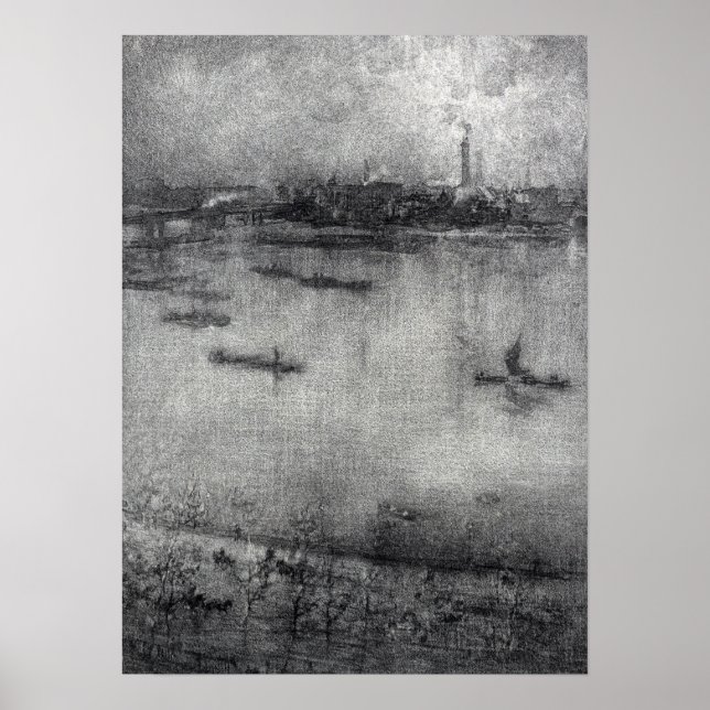 James Whistler Thames Poster (Framsidan)