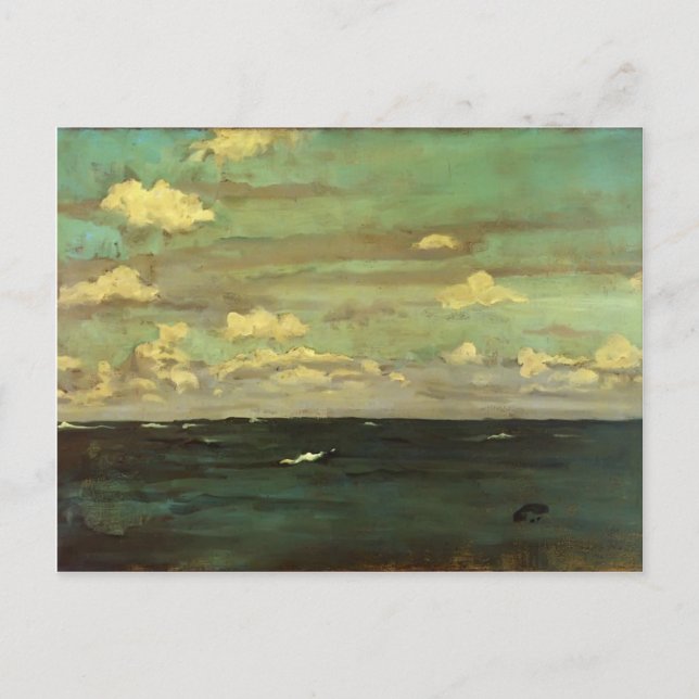 James Whistler-Violet och Silver - Djuphavet Vykort (Framsida)