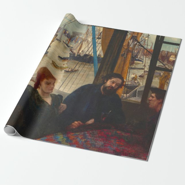 James Whistler - Wapping Presentpapper (Utrullad)